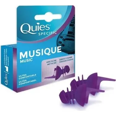 Quies Protection Auditive Musique - 1 Paire