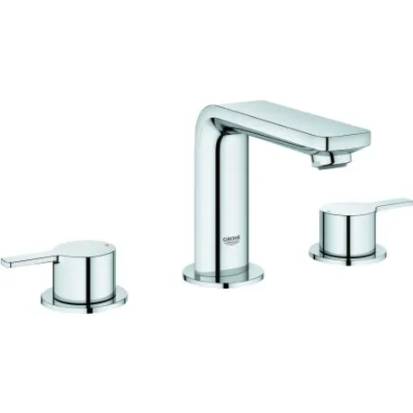 Grohe Lineare 3 trous Chrome Mélangeur Lavabo