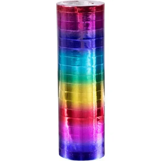 Banderoles arc-en-ciel métallisées 2 pièces