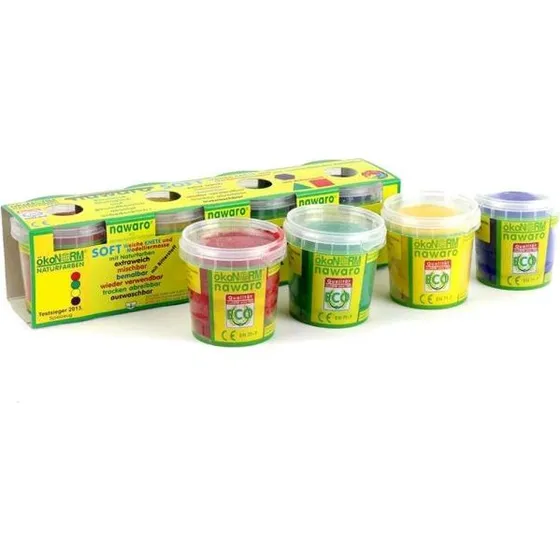 Oekonorm Coffret Pâte à Modeler 4 Couleurs Primaires