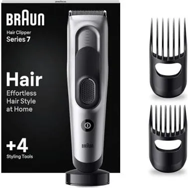 Braun Series 7 HC7390 Gris et Noir