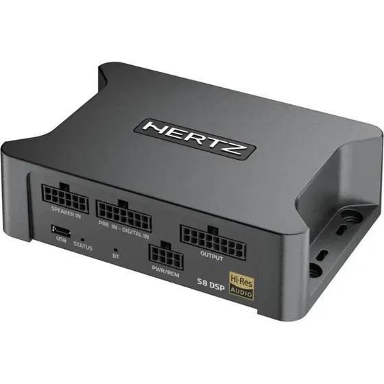 Hertz S8 DSP 8 canaux - Processeur audio métal