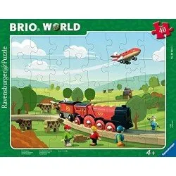BRIO - Puzzle cadre Voyage à la campagne 40 pièces