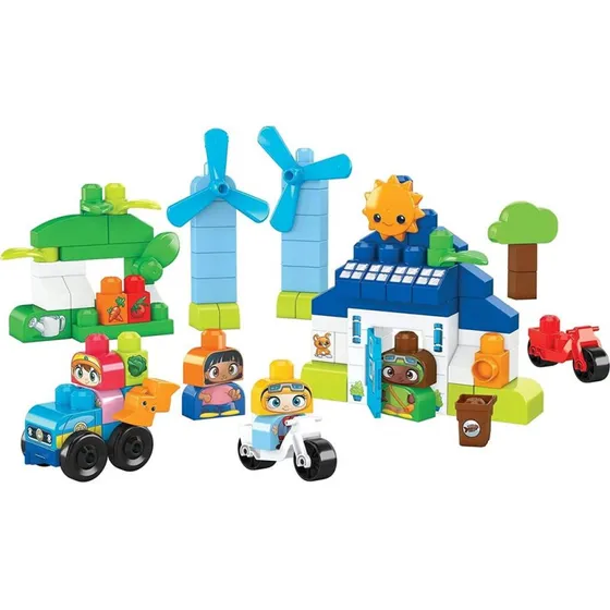 Mega Bloks Eco House - Jeu de construction maison écologique