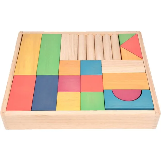 TickiT Blocs en bois géants arc-en-ciel 54 pièces