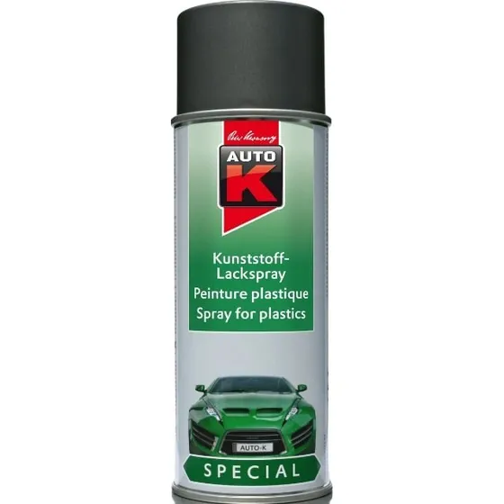 BELTON AUTO-K Peinture pour plastique 400ml gris foncé