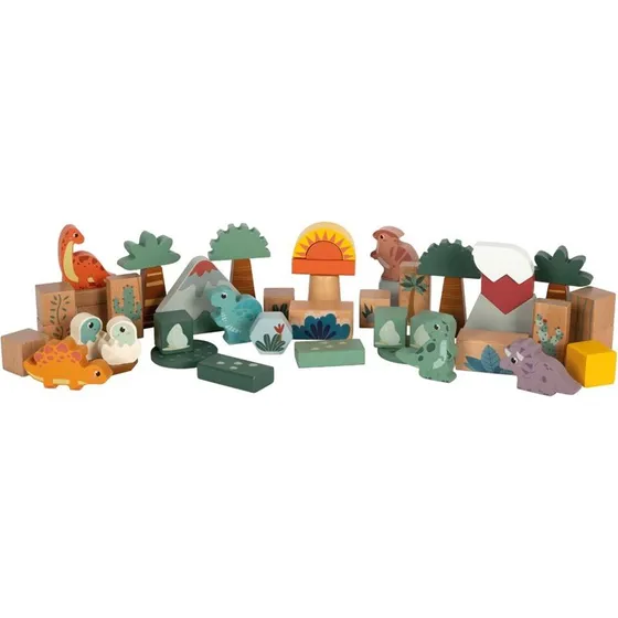 Small Foot Blocs en bois Dino FSC