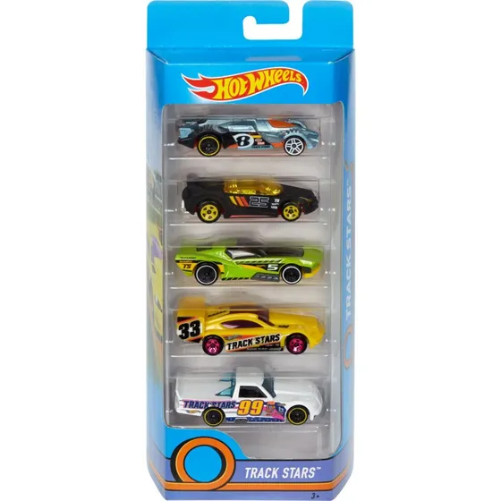 Hot Wheels - Coffret de 5 Voitures World Racers