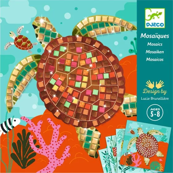 Djeco Mosaïques Caraïbes – Kit mosaïque enfant 5-8 ans