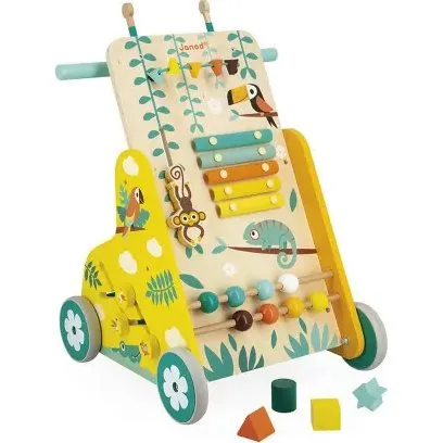Janod Chariot Multi-Activités Tropik en Bois
