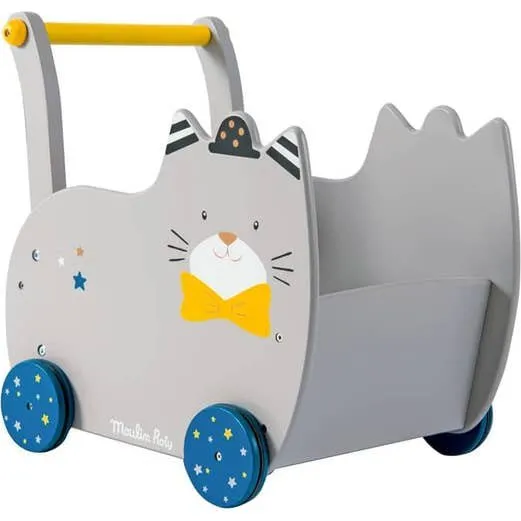 Moulin Roty Chariot de Marche Les Moustaches en bois