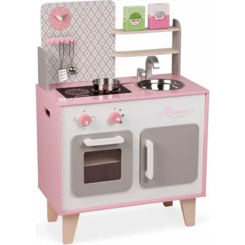 Janod Cuisine Enfant Macaron Rose