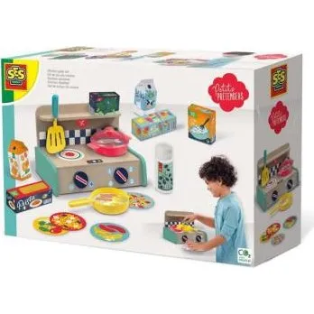 SES Kit de cuisine en bois Petits Pretenders