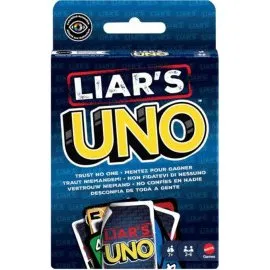Mattel UNO Liar's - Jeu de cartes malicieuses