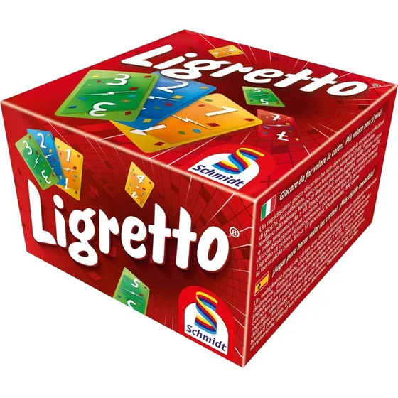 Ligretto Rouge - Jeu de cartes rapide pour 12 joueurs