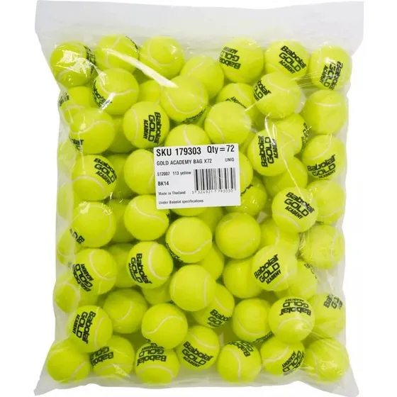 Babolat Gold Academy X - 72 Balles Tennis Sans Pression