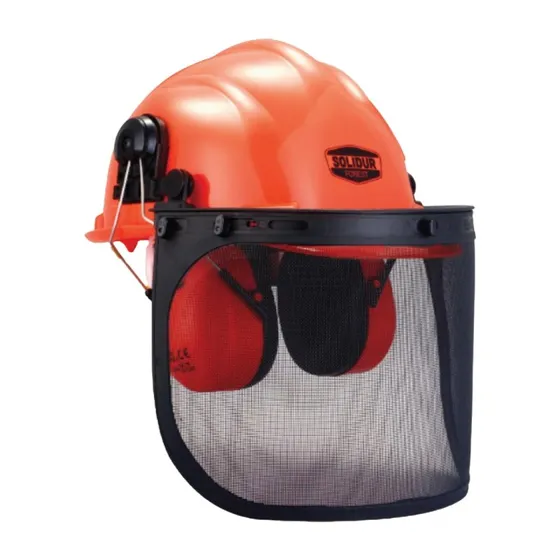 SOLIDUR Casque Forestier Complet Antibruit 25 dB