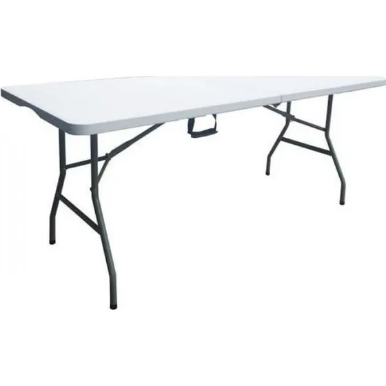 Bla Table pliante traiteur 180 cm 8 pers acier PEHD