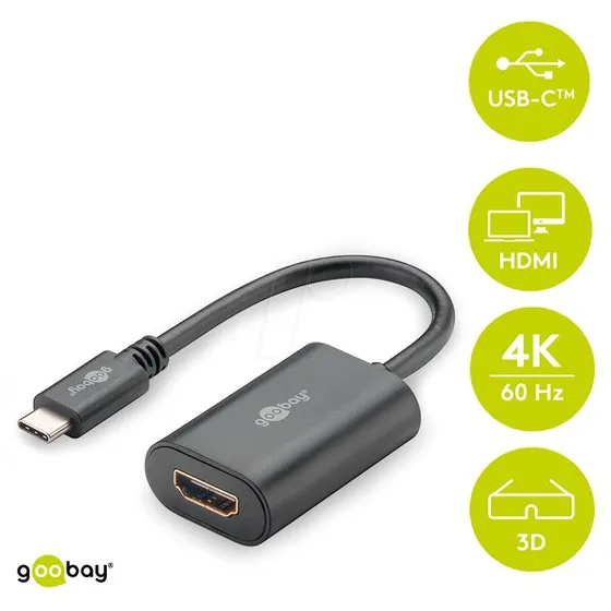 Goobay Adaptateur USB-C vers HDMI 4K 60Hz