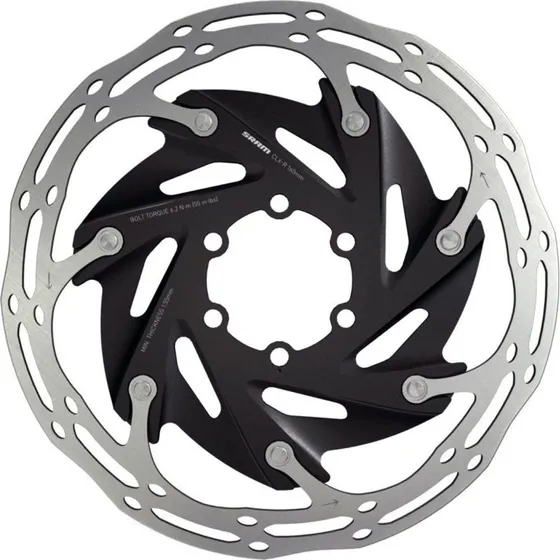 SRAM CenterLine XR Centerlock 160 mm Noir Argenté