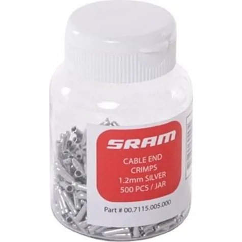 SRAM Embout de Câble 1,2 mm Argent x500