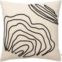 Ferm Living Jot Housse de Coussin 50x50 Naturel