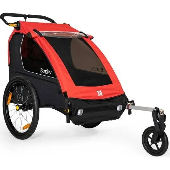 Burley Honey Bee 2 Enfants Rouge/Noir MY23