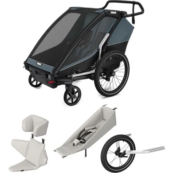Thule Chariot Cab 2-Enfant Gris Fonce