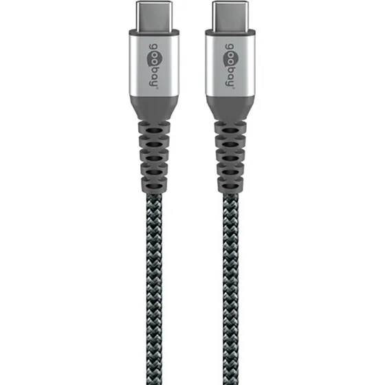 Goobay Cble SuperSoft Textile USB-C 2.0 1 m