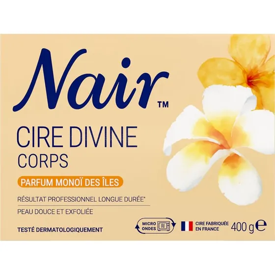 Nair Cire Chaude Corps au Monoï 400g