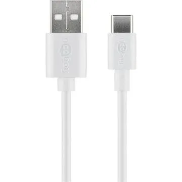 Goobay Cble USB-C 0.5m Blanc