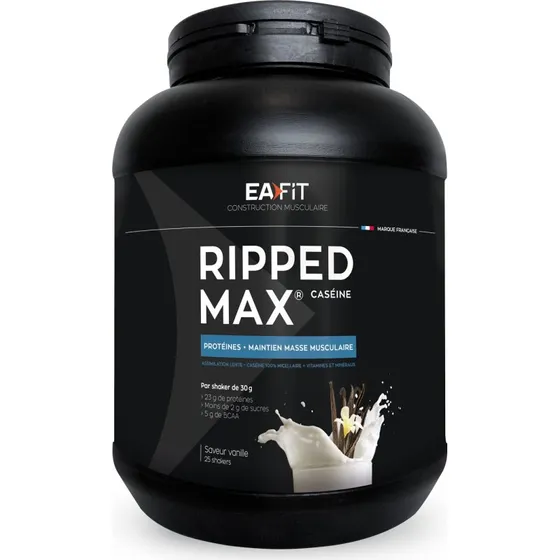 Eafit Ripped Max Caséine Vanille 750g