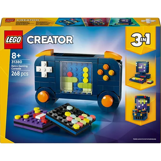 LEGO Creator 31380 Console de Jeu Rétro 3-en-1