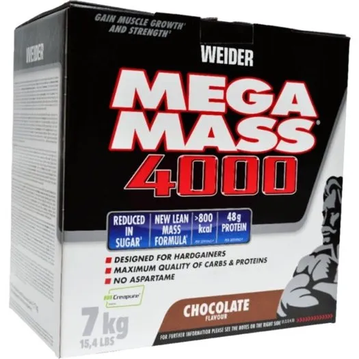 Weider Mega Mass 4000 Vanille 4 kg