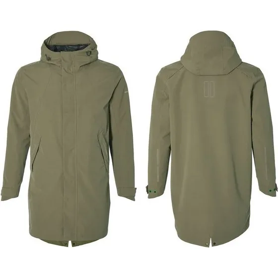 Basil Mosse Parka Pluie Homme Noire Taille L