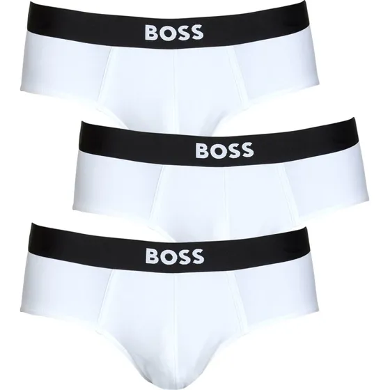 Boss Three-Pack Slip Logo Waistband Blanc XXL