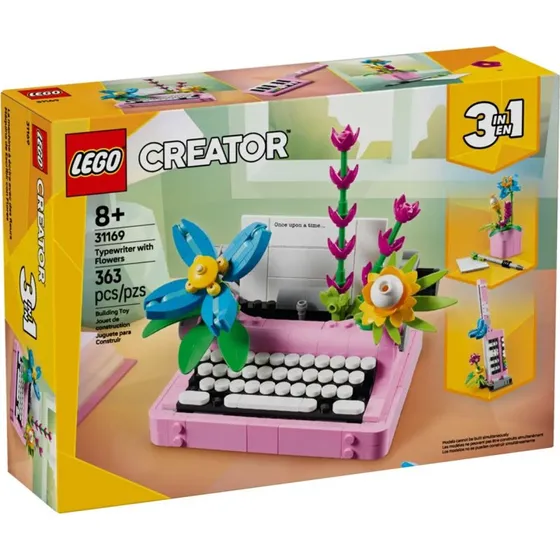 LEGO Creator 31169 Machine  crire florale 3-en-1