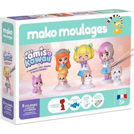 Mako Moulages Coffret Mes Amis Kawaii - 5 figurines