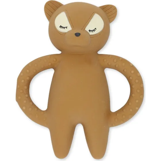 Konges Slojd Anneau de Dentition Raton-Laveur Caramel Brown
