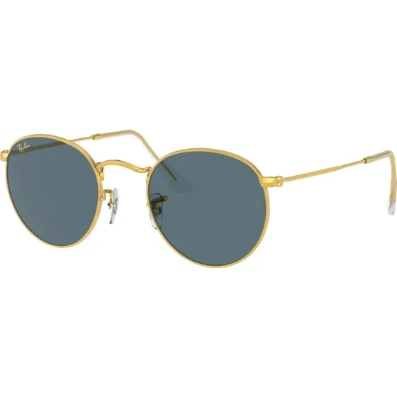 Ray-Ban RB3447 Round Metal Gold Polar Black 50