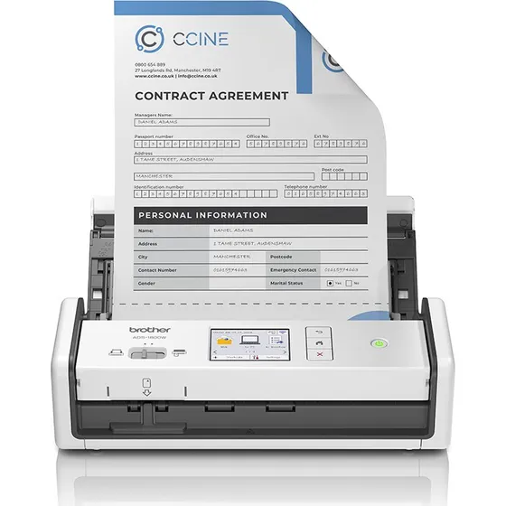 Brother ADS-1800W Scanner Wi-Fi Recto-Verso Portable