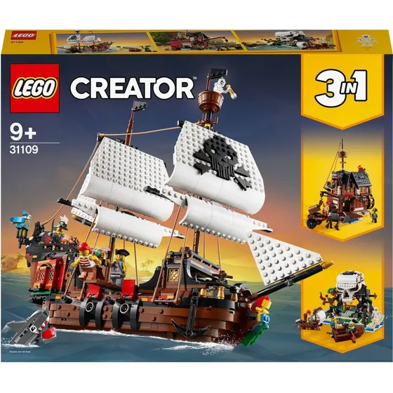 LEGO Creator 31109 Bateau Pirate 3-en-1