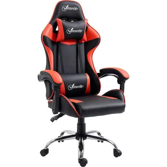 Vinsetto Chaise Gaming Ergonomique Hauteur Réglable