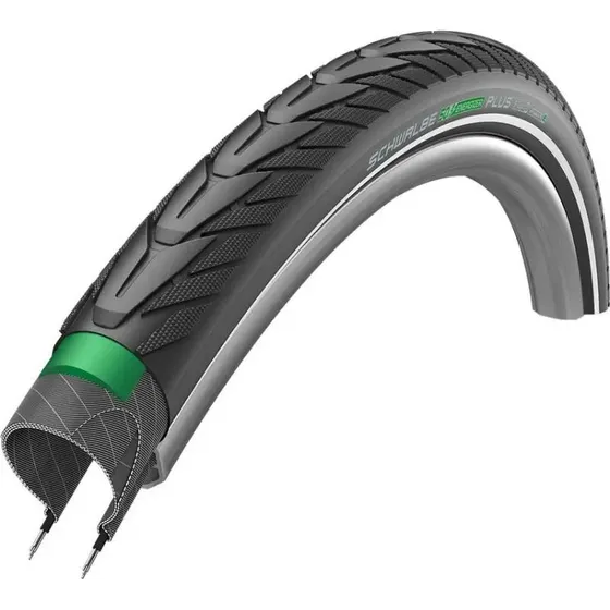 Schwalbe Energizer Plus 26x1.75 Noir GreenGuard Réfléchissant