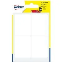 Avery Étiquettes Blanches Permanentes 38 x 50 mm (28 unités)