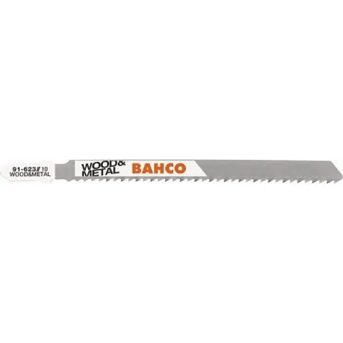 Bahco Lames de scie sauteuse bimétal 132 mm, 5 pièces