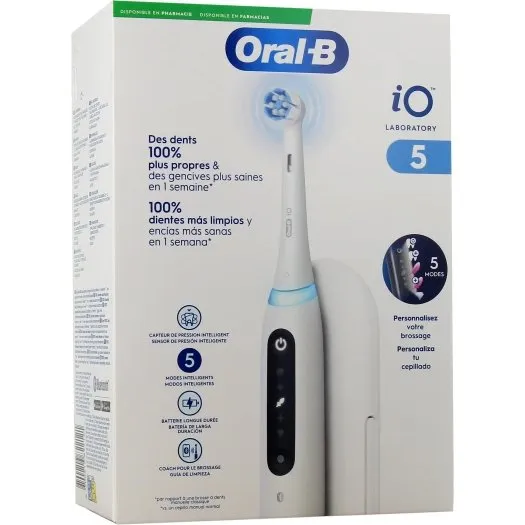 Oral-B iO5 Connectée Noire - Brosse à Dents Électrique