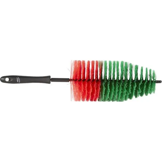 Vikan 525652 Brosse pour jantes alliage 10,5 cm, souple, noir