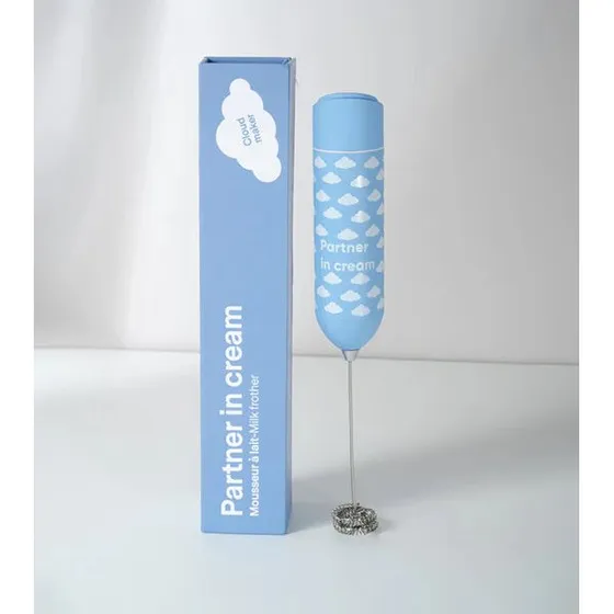 Partner in Cream - Mousseur à Lait Bleu