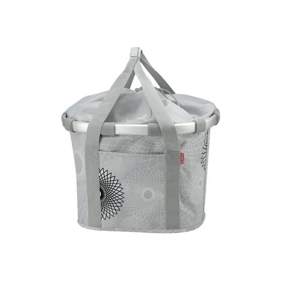 Reisenthel KLICKFIX Panier Avant Tissu 15L Gris Clair